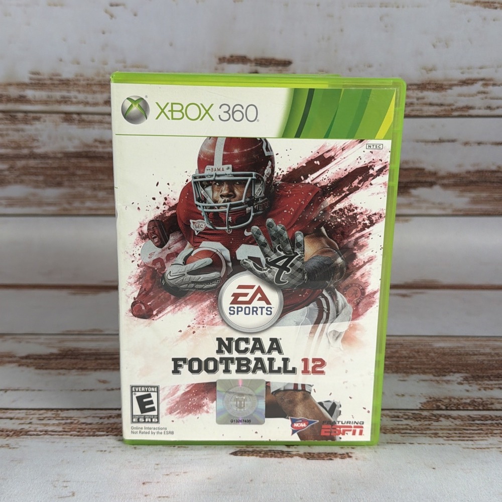 NCAA Football 12 Xbox 360 Resurfaced Disc & Case Used